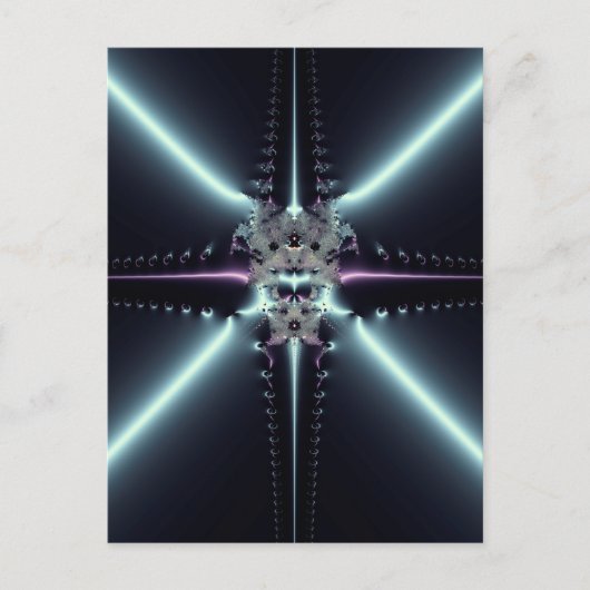 Carte Postale Art abstrait Blue Star (Devant)