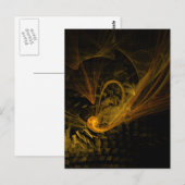 Carte postale Art Abstrait Breaking Point (Devant / Derrière)