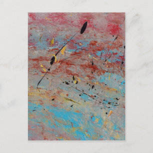 Carte Postale Art Abstrait - Champs de bataille
