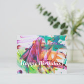 Carte postale Art abstrait coloré-2 (Debout devant)