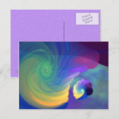 Carte Postale Art Abstrait de la vie protégée (Devant / Derrière)