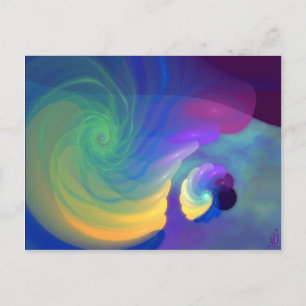 Carte Postale Art Abstrait de la vie protégée