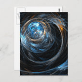 Carte postale Art Abstrait du monde entier (Devant / Derrière)