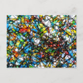 Carte Postale Art Abstrait en verre cassé (Devant)