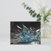 Carte Postale Art Abstrait en verre cassé (Debout devant)