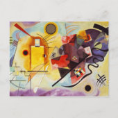 Carte Postale Art abstrait expressionniste de Kandinsky (Devant)