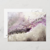 Carte Postale Art Abstrait - Hush (Devant / Derrière)