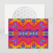 Carte Postale ART Abstrait - Kaleidoscope 9 (Devant / Derrière)