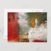 Carte Postale Art Abstrait moderne (Devant / Derrière)
