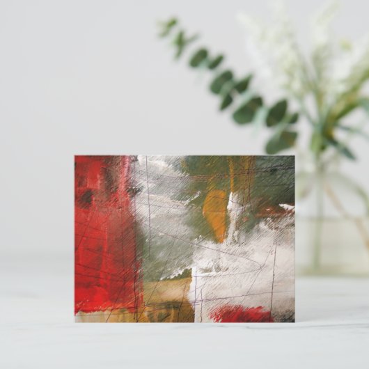 Carte Postale Art Abstrait moderne (Debout devant)