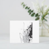 Carte Postale art abstrait noir et blanc vo1 (Debout devant)