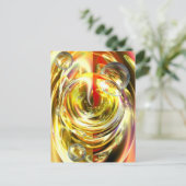 Carte Postale Art Abstrait numérique (Debout devant)