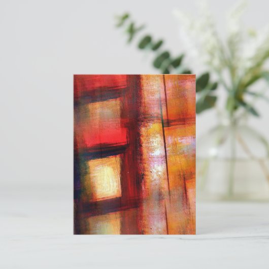 Carte Postale Art Abstrait original (Debout devant)