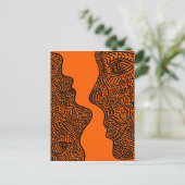 Carte Postale Art abstrait original (Debout devant)