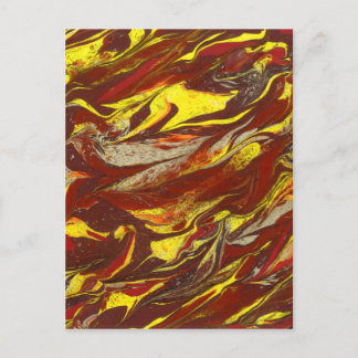 Carte Postale Art abstrait original