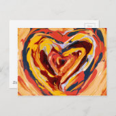 Carte Postale Art abstrait original (Devant / Derrière)