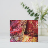 Carte Postale Art Abstrait original - Peinture Abstraite (Debout devant)