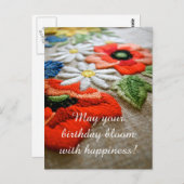 Carte postale Art Aiguille (Devant / Derrière)