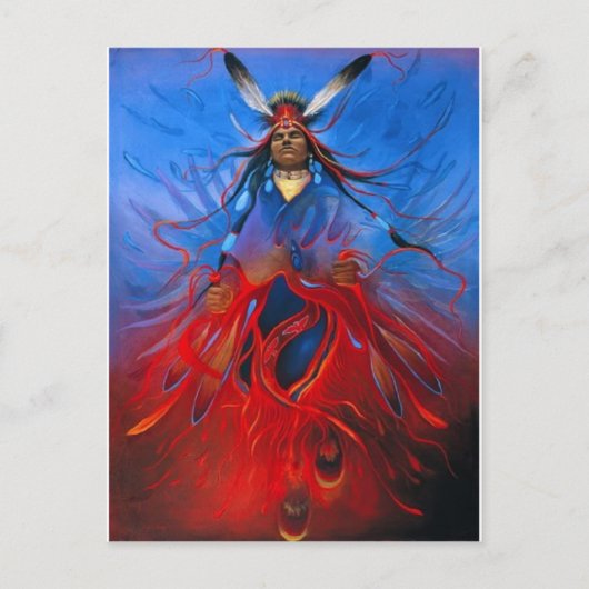 Carte Postale Art amérindien (Devant)