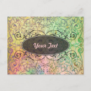 Carte Postale Art antique Motif ornemental pour votre design