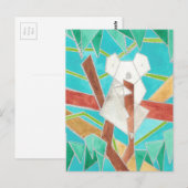 Carte Postale Art aquarelle de koala (Devant / Derrière)