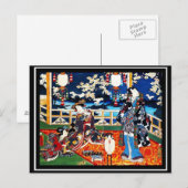 Carte postale Art asiatique Vintage (Devant / Derrière)