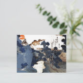 Carte postale Art asiatique Vintage (Debout devant)