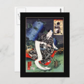 Carte postale Art asiatique Vintage (Devant / Derrière)