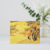 Carte postale Art asiatique Vintage (Debout devant)