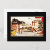 Carte postale Art asiatique Vintage (Devant / Derrière)