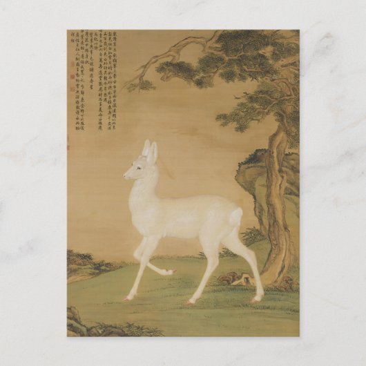 Carte Postale Art Auspicious Roe Deer (Devant)