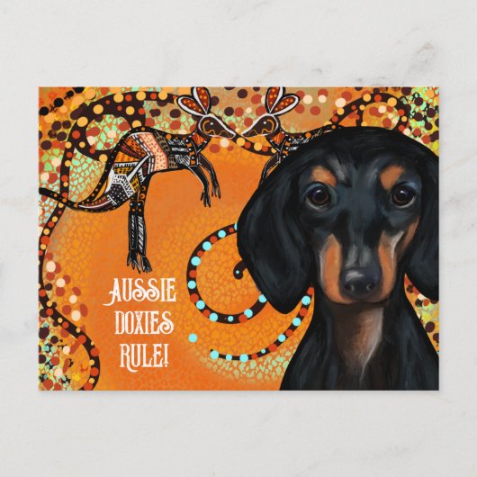 CARTE POSTALE ART AUSTRALIE                  (Devant)