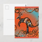 CARTE POSTALE ART AUSTRALIE (Devant / Derrière)