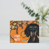 CARTE POSTALE ART AUSTRALIEN (Debout devant)