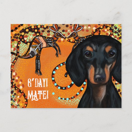 CARTE POSTALE ART AUSTRALIEN (Devant)