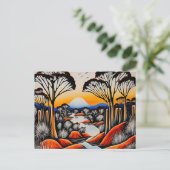 Carte Postale Art australien Outback (Debout devant)