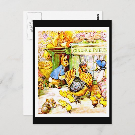 Carte postale Art-Beatrix Potter 2 (Devant / Derrière)