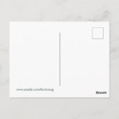 Carte Postale Art botanique Vert Plante Nature Lover Botaniste (Dos)