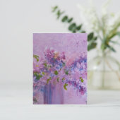 Carte Postale Art "Bouquet floral" (Debout devant)