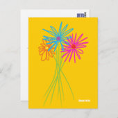 Carte postale Art : Bunch Flower (Devant / Derrière)