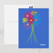 Carte postale Art : Bunch Flower (Devant / Derrière)