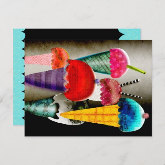 Carte Postale Art Canvas (Devant / Derrière)