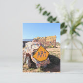 Carte Postale Art Car, Silverton NSW (Debout devant)