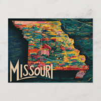 Art cartographique du Missouri