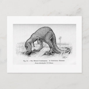 Carte postale art Ceratosaurus
