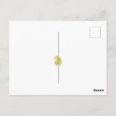 Carte Postale art, cercle, événement, conception florale, police (Dos)