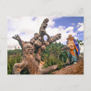 Carte Postale Art chinois en Dalat, Vietnam