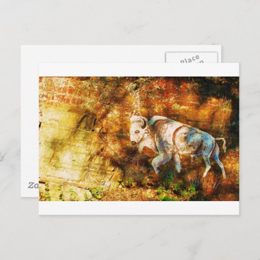 Carte Postale Art Cliff (Devant / Derrière)