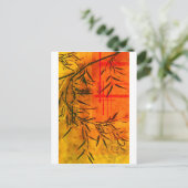 Carte Postale Art de bambou asiatique (Debout devant)