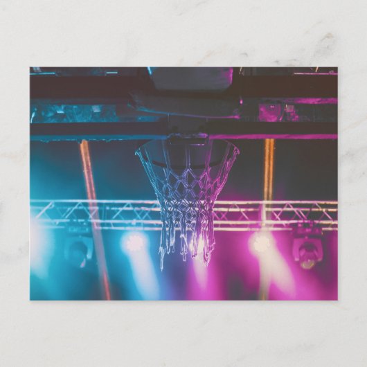 Carte Postale Art de basket-ball cool (Devant)